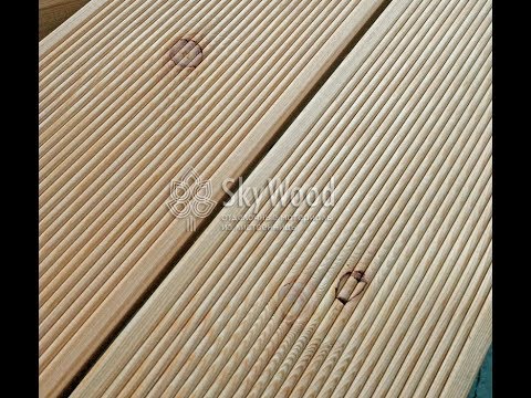 Video: Cov Kev Pab Zoo Ntawm Larch Decking