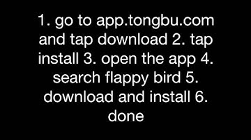 Real flappy bird no jailbreak (does not ask for apple id) wierd but true