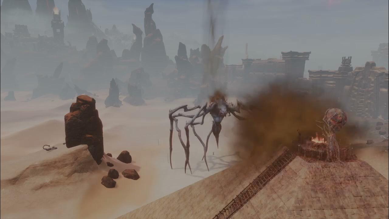 Conan Exiles Zath trying to destroy the Pyramid of Yog YouTube