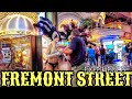 FREMONT STREET EXPERIENCE || WALKING TOUR 🌞CLEAR SKIES 🌡84°F 🕛 11:02PM JUNE 9, 2021