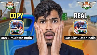 FAKE BUS SIMULATOR INDIA vs REAL BUS SIMULATOR INDIA 😱