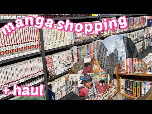 manga shopping with me in nyc [book off, kinokuniya, and more] class=