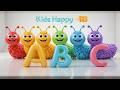 🧸 Cute ABC Characters Teach Colors | Best Early Learning Video for Kids