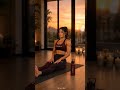 Evening Yoga with Maya ✨ Seated Forward Fold Reset #Shorts