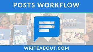 Teacher Workflow for Student Writing on Write About