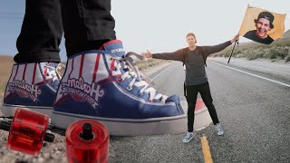 I Rode HEELYS across CALIFORNIA for DAVID DOBRIK