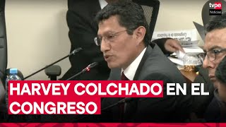 Harvey Colchado se presenta ante la Comisión de Fiscalización