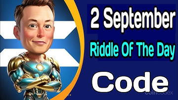 2 & 3 September Riddle Of The Day Code In Musk Empire ( Cracked ✓ ) 😲 Mohsin Club