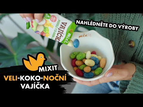 Veselá Veli-koko-noční 🐣🥚 limitovaná edice Mixit vajíček 🐰🍫 v novém kabátku! 🎉🌸 #velikonoce #snacks