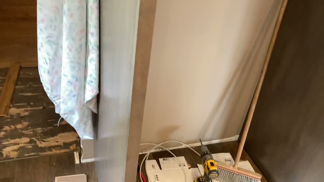 Installing LVP/Laminate around Refrigerator YouTube