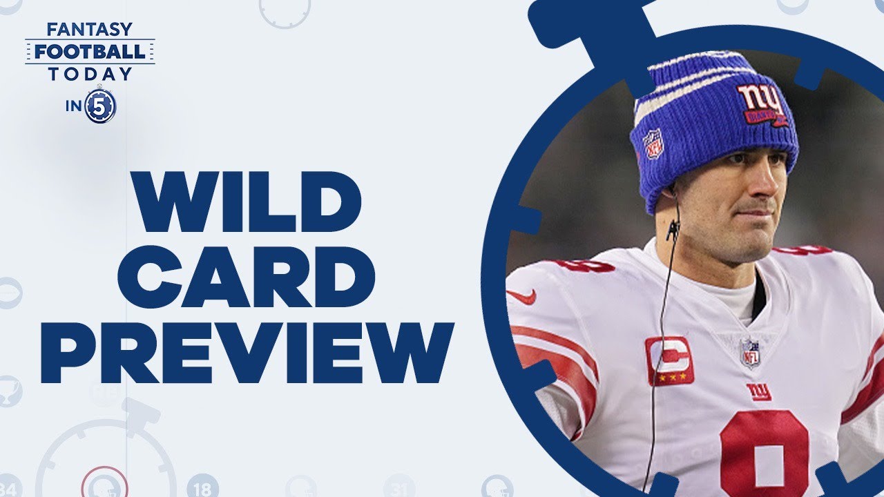 NFL Wild Card Weekend Preview: DFS Picks & Prop Plays (Fantasy Football Today in 5 Podcast)