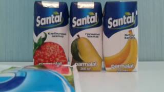 Обзор на соки santal и жевачки орбит видео Банановый сок ФрутоНяня