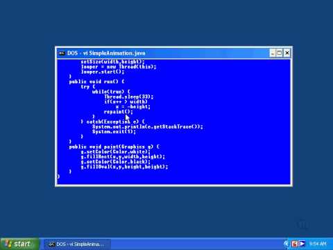 Lesson3 A Simple Animation | Introduction to the Java Programming Language