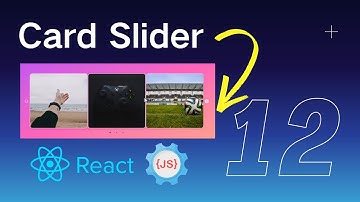 How to make Card Slider in React JS | React Slick