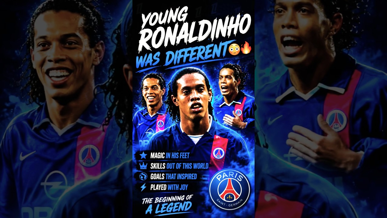 Young Ronaldinho Was Different #footballshorts #football #ronaldino #soccer #footballlegend #skills