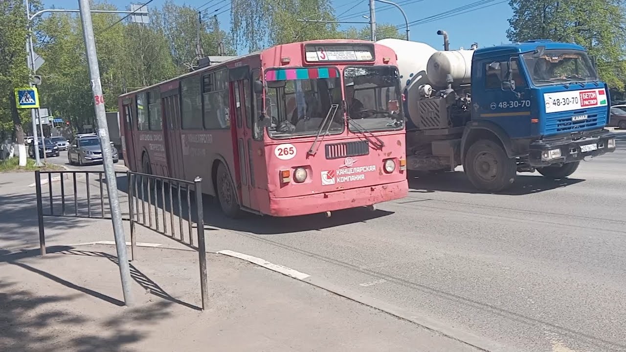 🔥Raba 018🔥 Поездка на троллейбусе ЗиУ-682Г [Г00] №265, маршрут 3, город Йошкар-Ола