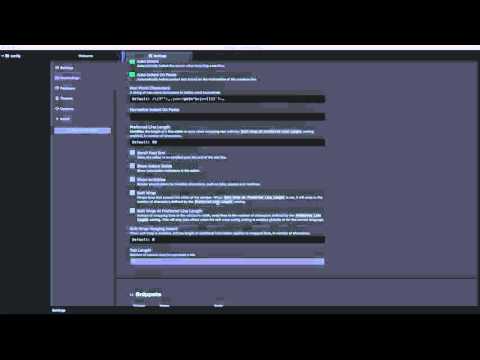2.3 Atom Editor - Getting Started - Packages
