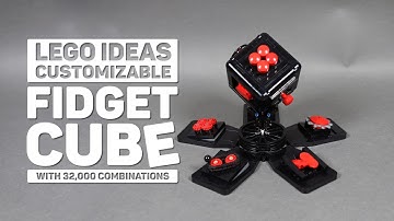 LEGO Ideas Customizable Fidget Cube with over 32,000 combinations