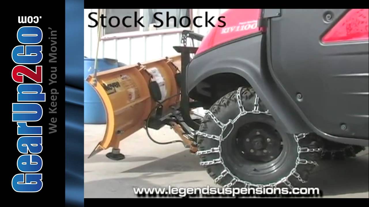 Kubota RTV strut shocks break Legend is the solution from GearUp2Go