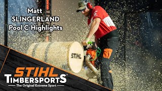 Matt Slingerland's incredible Semi-Final performance (Pool C) by STIHLTIMBERSPORTS 464 views 1 month ago 8 minutes, 11 seconds