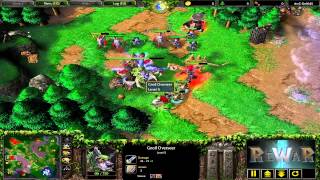 Lucifer.M.Zero (UD) vs IAM Zhou xixi (NE) - Game 1 - WarCraft 3 gameplay - RN352