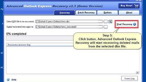 DataNumen Outlook Express Undelete Video Tutorial(Demo Version)