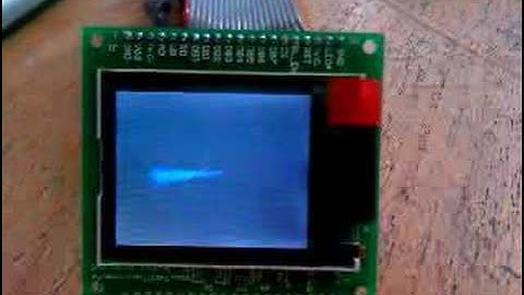 3D Cube on PIC micro New LCD