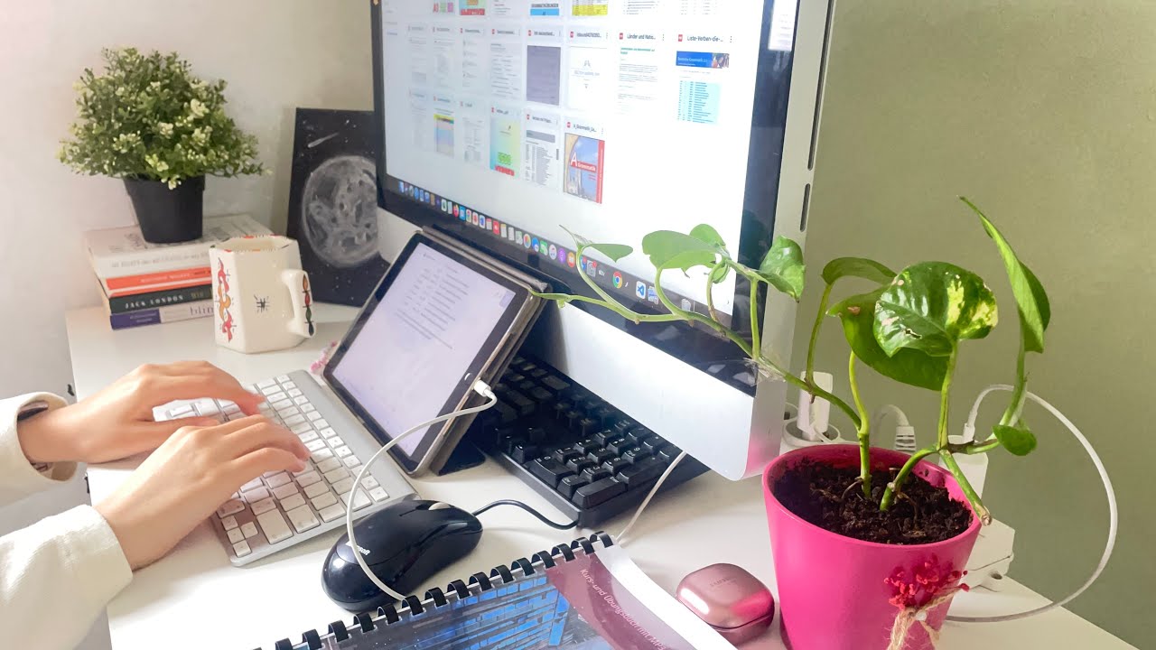 🔴Live stream study with me pomodoro 50 /10 5+ hours🌷📚ادرس معي 5+ ساعات ...