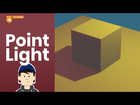 How to use the point light in Blender [2.82] (Eevee and Cycles)