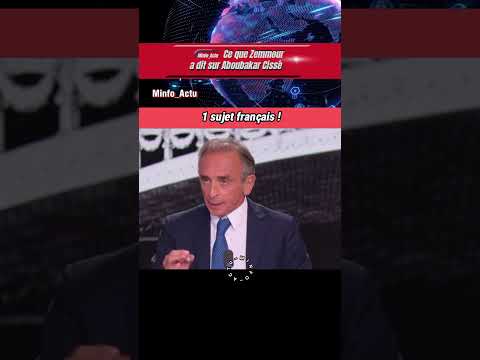 Mort D Aboubakar Cissé Zemmour Choque