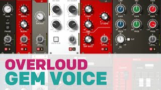 Overloud Gem Voice // Complete Vocal Production // Plugin AUDIO DEMOS // Vocal channel strip vintage screenshot 1