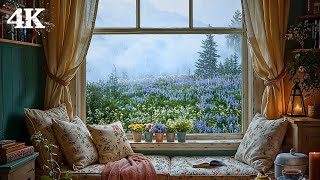 Cottage Window Seat on a Rainy Day | Heal Deeper Than Sleep with Nature’s Rainfall & Cozy Silence
