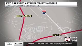 VIDEO: Two arrested in Berkeley County after deputies witness drive-by shooting