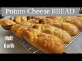 Resep Roti  GURIH kentang keju. Adon Manual.  POTATO CHEESE BREAD