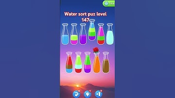 Water sort puz level 147 #games #gaming #gameplay #shortvideo #youtubeshorts #shorts #youtube #level