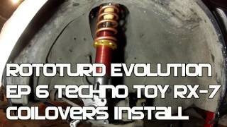 Rototurd Evolution EP 6 Techno Toy Tuning Coilovers Install RX-7