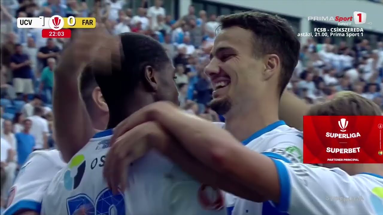 REZUMAT: Universitatea Craiova - Farul 2-0. Craiova lui Rădoi face spectacol în Superligă