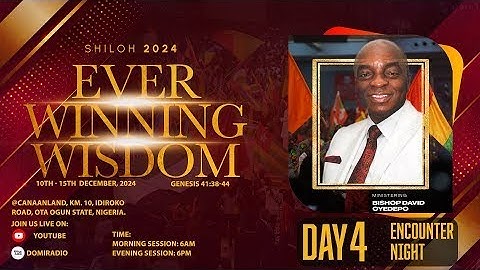 SHILOH 2024: CELEBRATION NIGHT | DAY 4 | EVER WINNING WISDOM | 2024 FAITH TABERNACLE OTA #shiloh2024