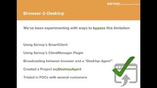 Browser integrations: using hardware and access to the filesystem Profile