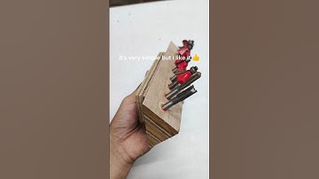 DIY router bits storage, very simple #shorts #diy