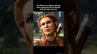 How you complete "Investigate Kagha" affects her attitude #baldursgate3 #bg3spoilers #kagha #shorts