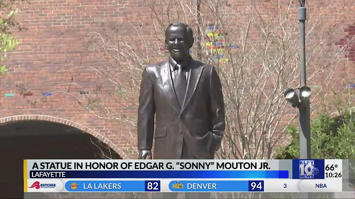 Edgar "Sonny" Mouton statue