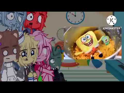 SpongeBob Characters React To SpongeBob SquarePants Mac \u0026 Cheese