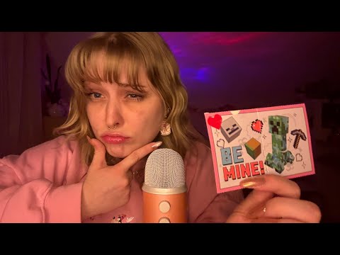 ASMR Valentine’s Day Triggers! Card Tapping, Rambling, and More 🎀✨🌸💗