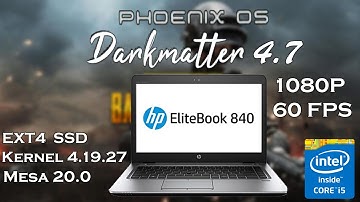 PUBG Mobile | PhoenixOS DarkMatter Exo 4.7 BETA-2 | HP Elitebook 840 G2 | 1080p