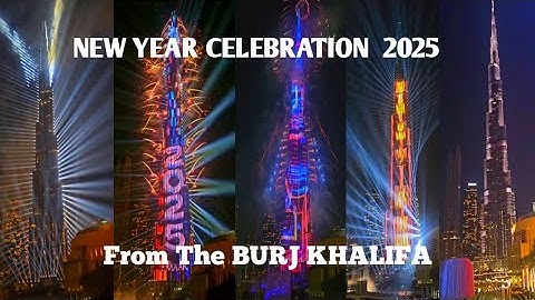 New Year's Eve Burj Khalifa 2025 | Burj Khalifa Fireworks Show | Spectacular Show at Burj Khalifa