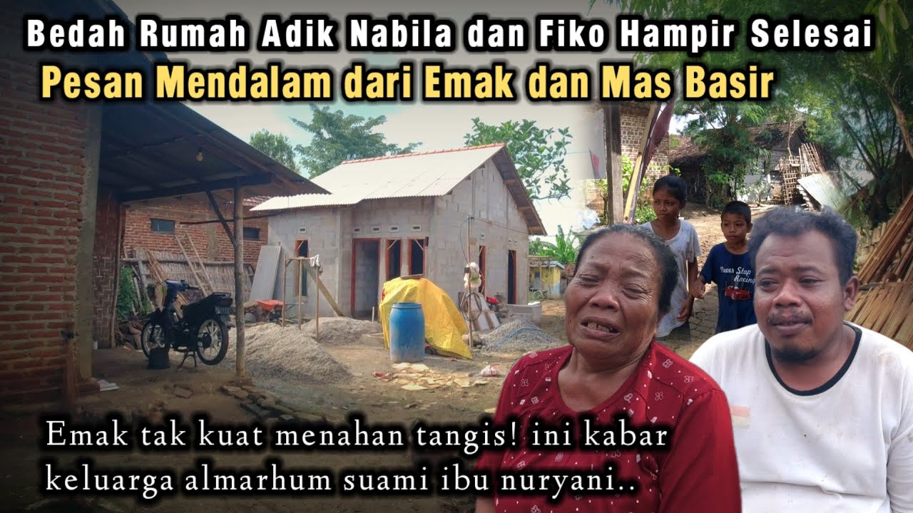 RUMAH BARU UNTUK KELUARGA IBU NURYANI HAMPIR SELESAI, BERIBU TERIMAKASIH KEPADA SEMUA DONATUR