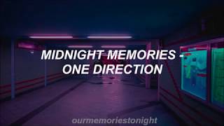 one direction - midnight memories // lyrics Resimi