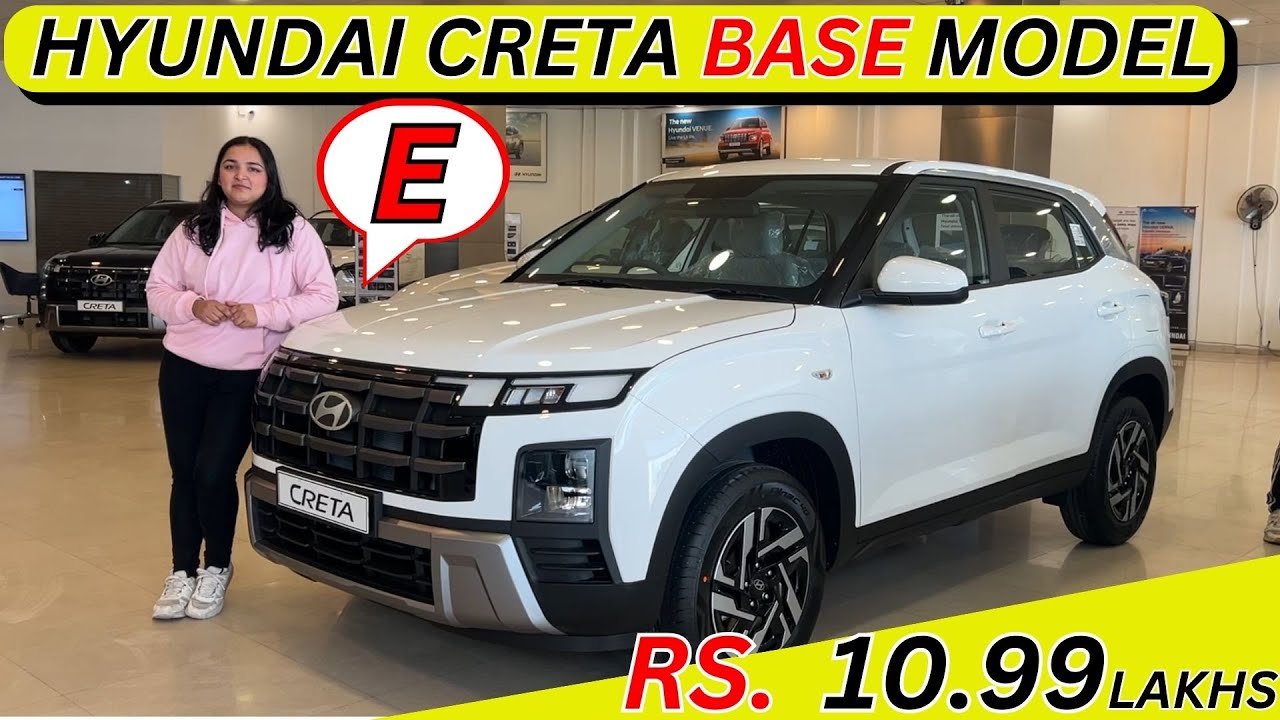 Hyundai Creta Base Model E Diesel Variant New Creta 2024 Base