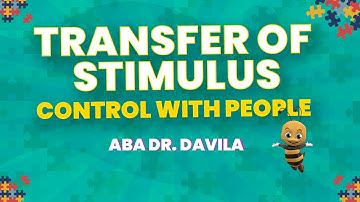 Video 100: Transfer of Stimulus Control with People